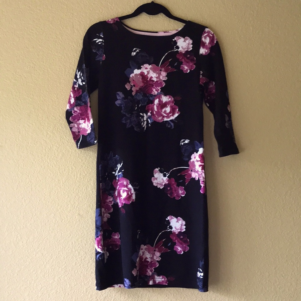Joules cotton knit midi dress